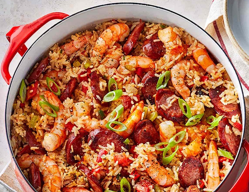 Spicy Sausage - Shrimp Jambalaya